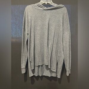 Gray long sleeved shirt